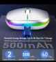 Bluetooth/Блутуут Ултратънка и преносима безжична мишка с акумулаторна батерия с тънък дизайн , снимка 2