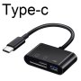 USB-C четец за карти microSD и SD, снимка 1 - Други - 41016576