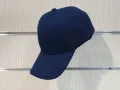 Нова изчистена шапка с козирка в тъмносин цвят, снимка 5
