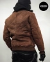 Мъжко бомбър яке от естествена кожа SELECTED HOMME NORTON Lamb Shearling Bomber Jacket – L•M - НОВО, снимка 8