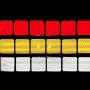 Светлоотразително тиксо прекъснато – бяло – Т156, снимка 4