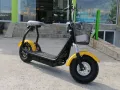 ЕЛЕКТРИЧЕСКИ СКУТЕР Maxmotors Little City Harley 1200W ЖЪЛТ, снимка 1