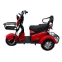 Двуместна Електрическа Триколка PUDDING 1800 - ЧЕРВЕНА, снимка 3