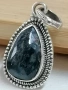 Сребърна висулка с кианит, снимка 4