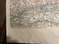 Стара тактическа карта на Париж, снимка 6