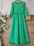 Зелена рокля YAS , снимка 8