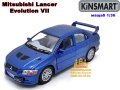 Mitsubishi Lancer Evolution VII мащабен модел 1:36 KiNSMART, снимка 2