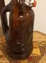 Немско шише от Бира 1л.Кафяво стъкло, снимка 1 - Антикварни и старинни предмети - 39643823