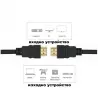 Високоскоростен HDMI мъжки / HDMI мъжки кабел, златен, Ethernet, плосък, дължина 5 м, снимка 2