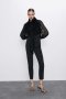 ZARA Черна риза XS, снимка 2