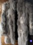 Дамско палто от естествен косъм лисица размер XXL