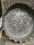 Автентична арабска / персийска флорална чиния. №4056 Персийска медна чиния / тава с отличен флорален, снимка 4