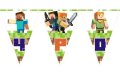Майнкрафт Minecraft ЧРД знаменца флагчета флаг Банер парти гирлянд декор рожден ден, снимка 1 - Други - 41330184