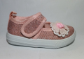 Детски текстилни обувки Цвете, снимка 2