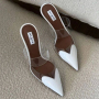 дамски елегантни обувки на ток ALAIA-реплика, снимка 1 - Дамски елегантни обувки - 44784073