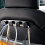 PANPHEN Куки за облегалката на седалката, съвместими с Tesla Model 3 Model Y 2017-2023, 4 бр. черни, снимка 1