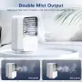 Портативен 3-в-1 Мини Климатик и Охладител за Въздух OMISOON 800мл, 8W, USB, снимка 5