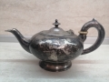 Античен сребърен чайник , снимка 1 - Антикварни и старинни предмети - 36063564
