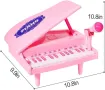 Бебешко многофункционално пиано с микрофон / Бебешки образователен музикален инструмент, снимка 2