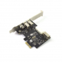 Платка PCI-E 1394 card, снимка 1 - Части и Платки - 36363478