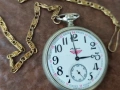 Стар Джобен часовник Молния Влак с кюстек-работи, снимка 3
