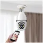 Панорамна WIFI лампа-камера за наблюдение с високо HD качество, снимка 1