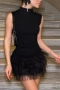 Къса черна рокля, снимка 4