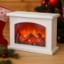 Декоративна LED камина с изкуствен пламък и звук – уют без риск и без отопление, снимка 2
