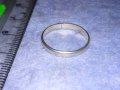Стара сребърна фина халка пръстен висока проба сребро майсторска изработка 38271, снимка 10