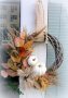 Есенен венец с бели тиквички, снимка 5