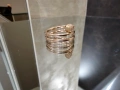 CARTIER Nail Juste un Clou Double Rose Gold Diamonds Пръстен Пирон, снимка 3