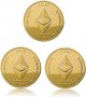 Етериум монета / Ethereum Coin ( ETH ) - Gold, снимка 4