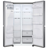 Хладилник с фризер LG GSLV30DSXM , 634 l, F , No Frost , Инокс, снимка 3 - Хладилници - 36083793