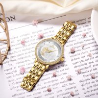 Дамски часовник NAVIFORCE Gold/Silver 5017 GW., снимка 13 - Дамски - 34725153