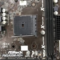 Дънна платка Asrock FM2A55M-HD+, снимка 2 - Дънни платки - 35843616