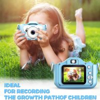 Дигитален детски фотоапарат STELS W305, 64GB SD карта, Игри, Розов/Син, снимка 5 - Фотоапарати - 40206690
