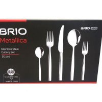 Комплект вилици и лъжици Brio Metallica , снимка 1 - Прибори за хранене, готвене и сервиране - 41963682