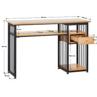 Маса за маникюр MT 302 Loft 120 х 38 х 80 см, снимка 8 - Педикюр и маникюр - 44255111