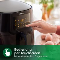 Philips Air fryer XL - 6,2 л, 1,2 кг ЕЪР ФРАЙЪР фритюрник с горещ въздух без мазнина 2000 W , снимка 6 - Фритюрници - 40650652