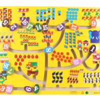 Образователна игра / лабиринт с цифри от дърво , снимка 1 - Образователни игри - 41629884