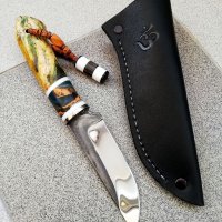 Ръчно изработен ловен нож от марка KD handmade knives ловни ножове, снимка 2 - Ловно оръжие - 39892016