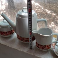 Стар български порцеланов сервиз за чай, снимка 6 - Антикварни и старинни предмети - 34349003