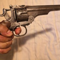 Револвер Смит с дълга цев. Колекционерско оръжие, снимка 3 - Антикварни и старинни предмети - 38815473