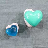 3D Заоблено сърце 3 размера силиконов молд форма декорация фондан шоколад свещ гипс сапун калъп, снимка 8 - Форми - 34719117