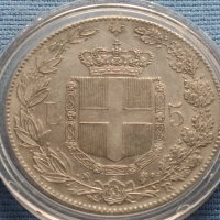 Монета РЕПЛИКА 5 лири 1879г. ИТАЛИЯ Умберто първи 36415, снимка 3 - Нумизматика и бонистика - 42711222