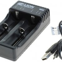 USB интелигентно зарядно за 2 броя акумулаторни батерии Li-ion, снимка 3 - Друга електроника - 33881810