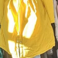 Дамско зимно жълто яке, снимка 6 - Якета - 34785159
