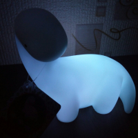 Нова детска LED лампа, променяща цвета си - Динозавърче., снимка 5 - Детски нощни лампи - 36172079