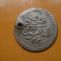 Османска сребърна монета 10 пара, снимка 1 - Нумизматика и бонистика - 44388578
