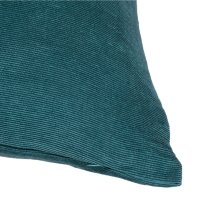Декоративна възглавница,Кадифе, 50x50 см, Петролно синьо, снимка 2 - Възглавници - 41021948